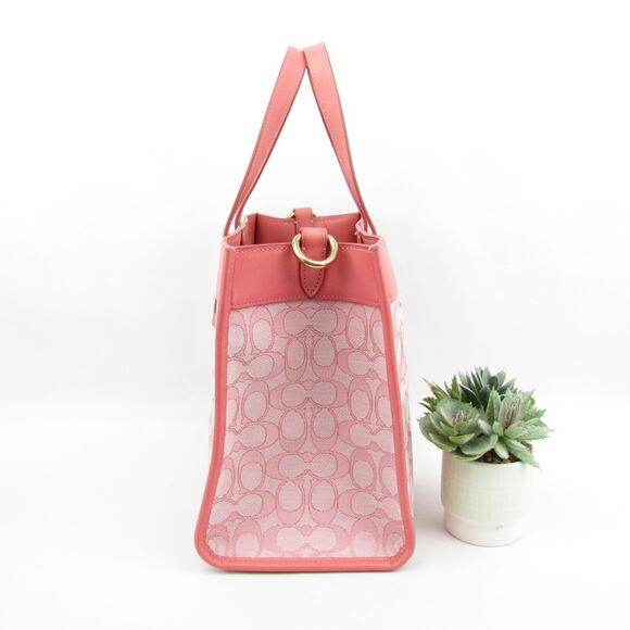 Coach Field Tote 30 In Signature Jacquard Bag - Picture 3 of 8